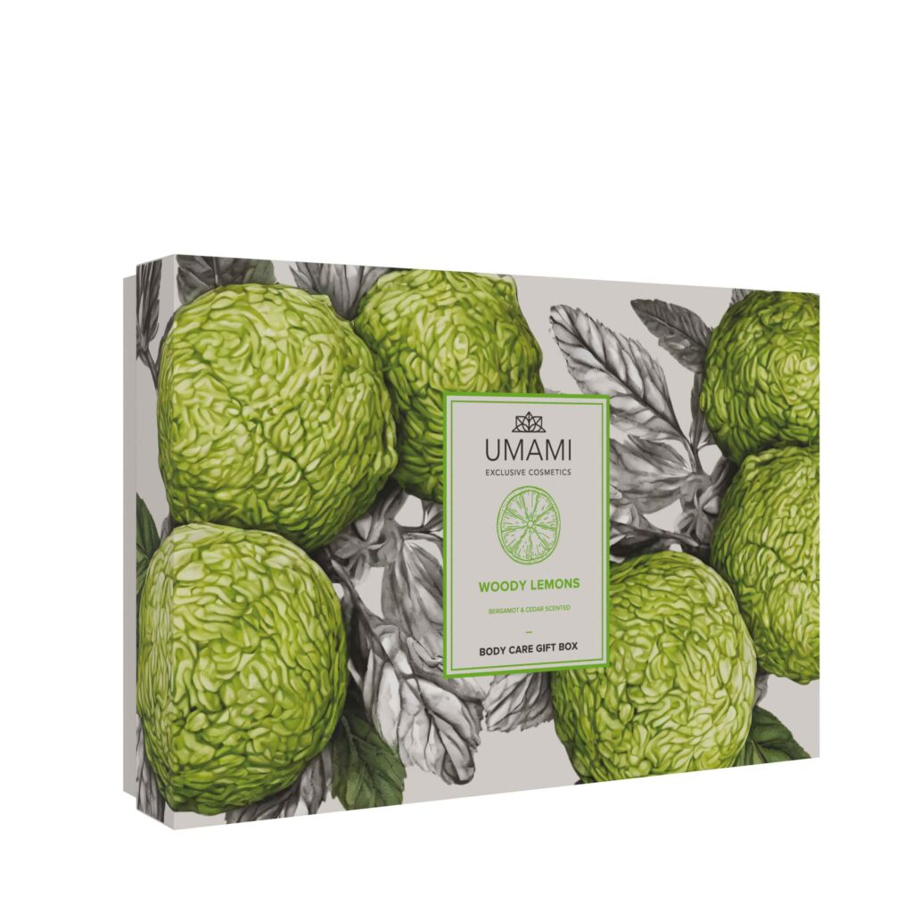 UMAMI Gift Box Corpo Grande · 5 pezzi – Woody Lemons