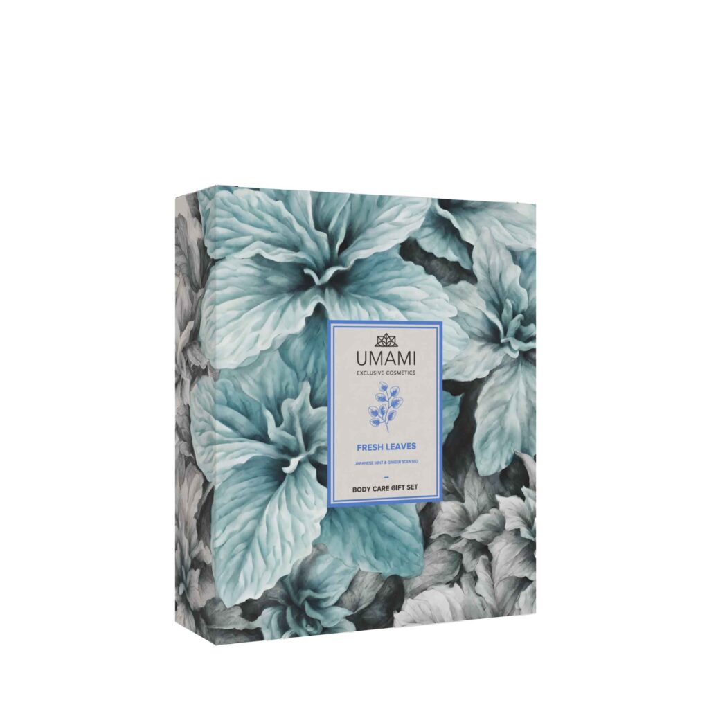UMAMI Gift Set Corpo · 3 pezzi – Fresh Leaves